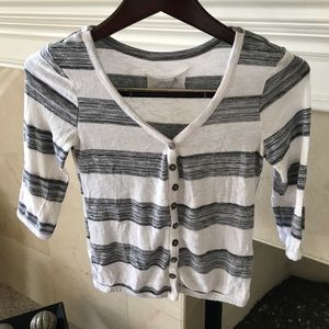 SOUND & MATTER button down top